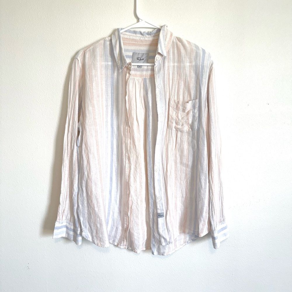 Rails Striped Button Down Shirt